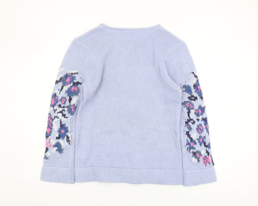 Cotton Traders Women's Blue Pullover Jumper Size 12