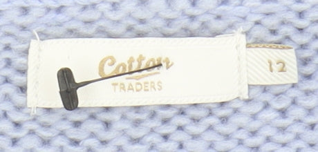 Cotton Traders Women's Blue Pullover Jumper Size 12