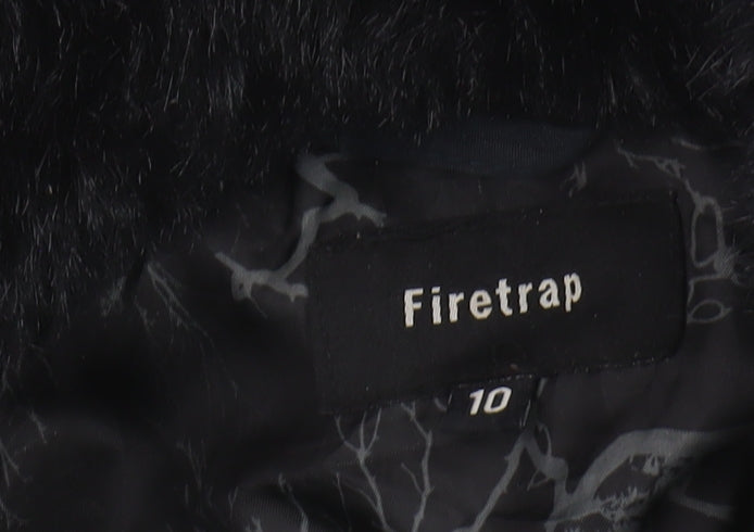 Womens UK Size 10 Firetrap Blue Puffer Jacket