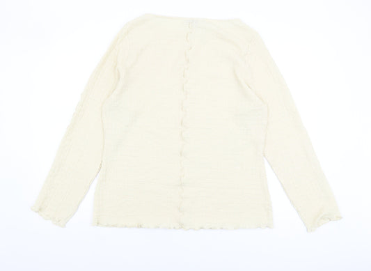 Womens UK Size 20 Marks and Spencer Ivory Basic Blouse