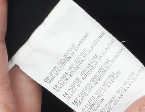 Bench Black Women's Dress XL, Viscose Blend, Elegant