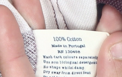 Jack Wills Men's Striped Polo Shirt Brown Small