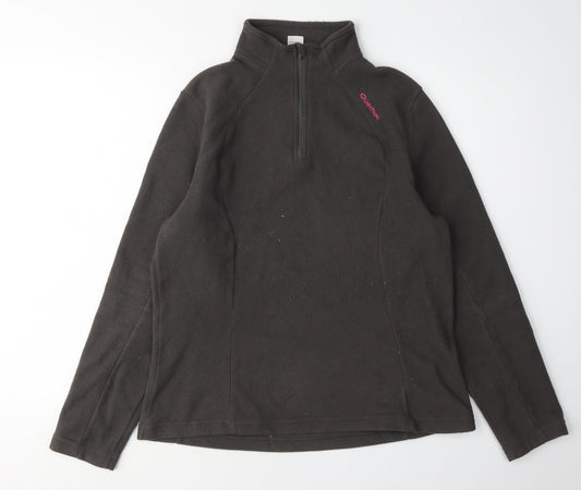 Womens UK Size 12 Quechua Black Pullover Sweatshirt