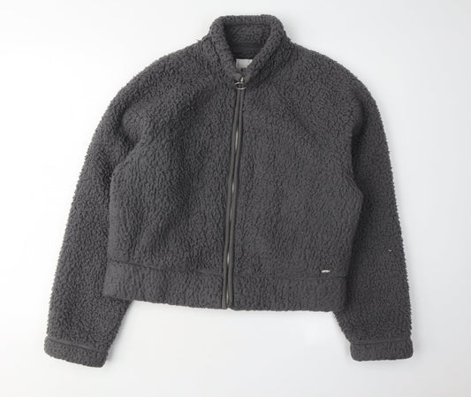 Womens UK Size S Hollister Grey Basic Jacket
