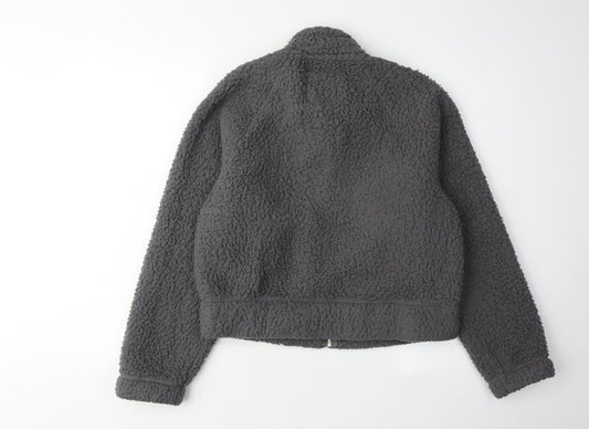 Womens UK Size S Hollister Grey Basic Jacket