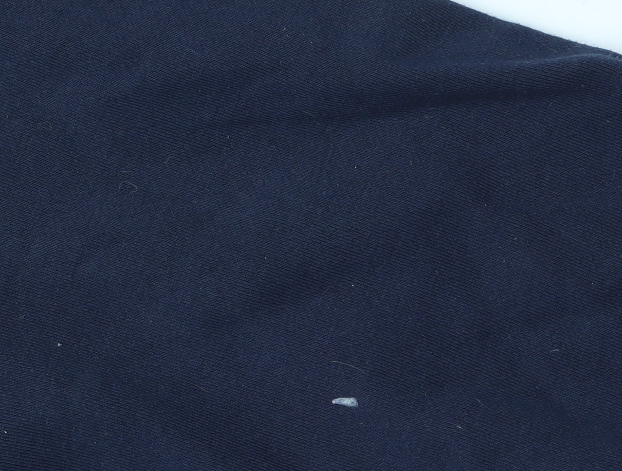Mens UK Size M Canterbury Blue Pullover Hoodie