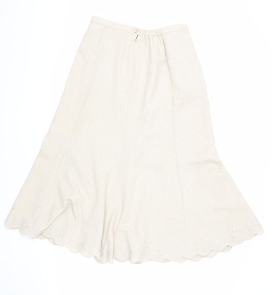 Eastex Women's Beige Skirt, Size 10, Classic Elegance