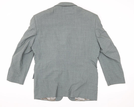 Mens UK Size 40 David Moss Regular Grey Suit Jacket