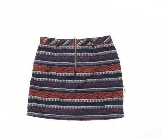 Marks and Spencer Women's Geometric Zip Skirt Size 10