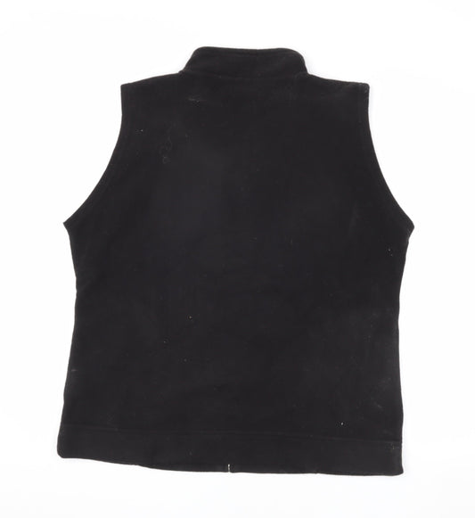 Womens UK Size L ISLE Black Basic Jacket Waistcoat