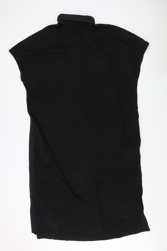 Benetton Women's Black Shirt Dress M