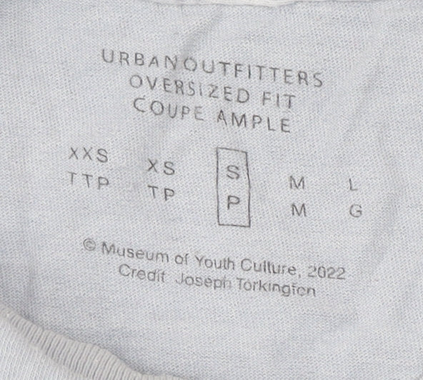 Urban Outfitters Men's Grey Art Graphic T-Shirt S