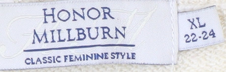 Honor Millburn Women's Multicoloured XL Henley Jumper