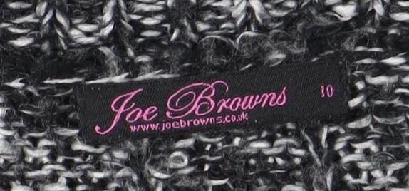 Joe Browns Women's Grey Cowl Neck Chunky Knit Jumper