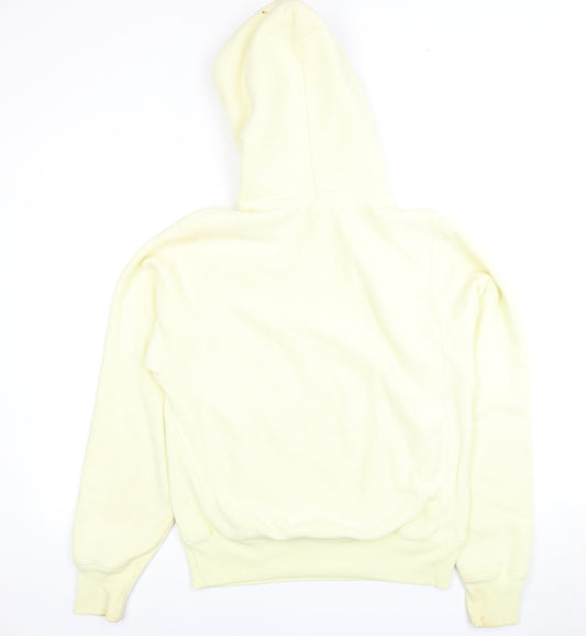 Mens UK Size XS Champion Yellow Pullover Hoodie