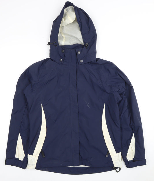 Womens UK Size 12 Regatta Blue Parka Coat