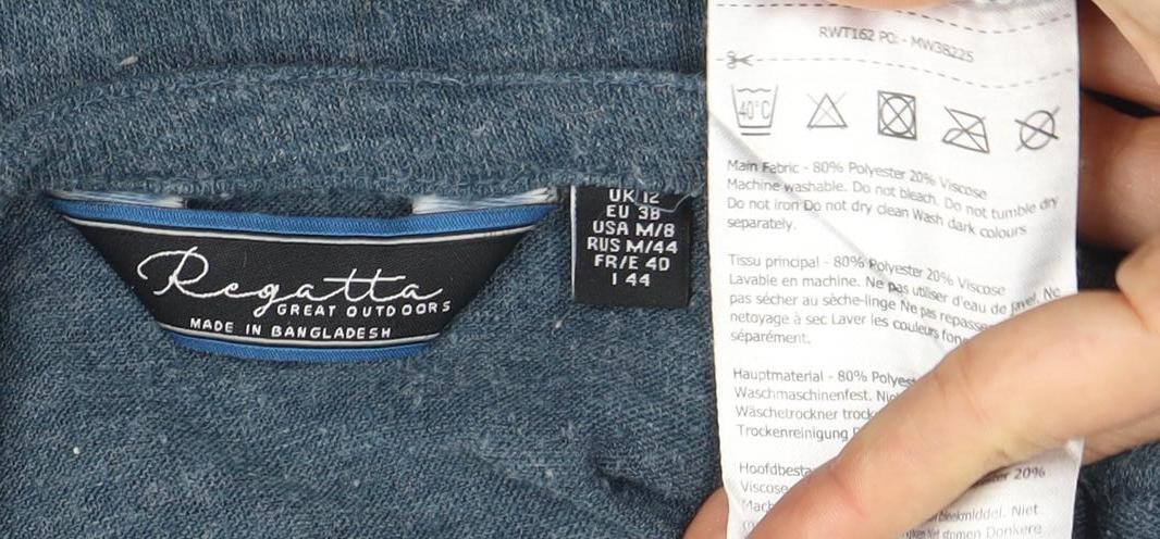 Unisex Adults UK Size 12 Regatta Blue Basic T-Shirt