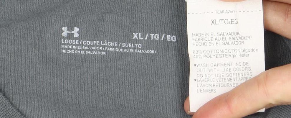 Under Armour Men's Grey XL Sports Graphic T-Shirt