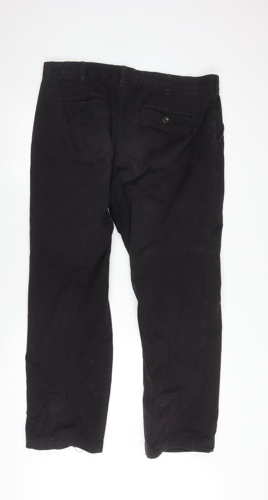 John Lewis Men's Black Chino Trousers 38S