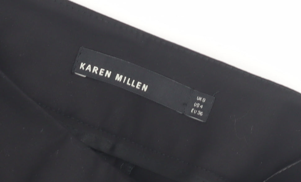 Karen Millen Women's Black Slim Trousers UK Size 8