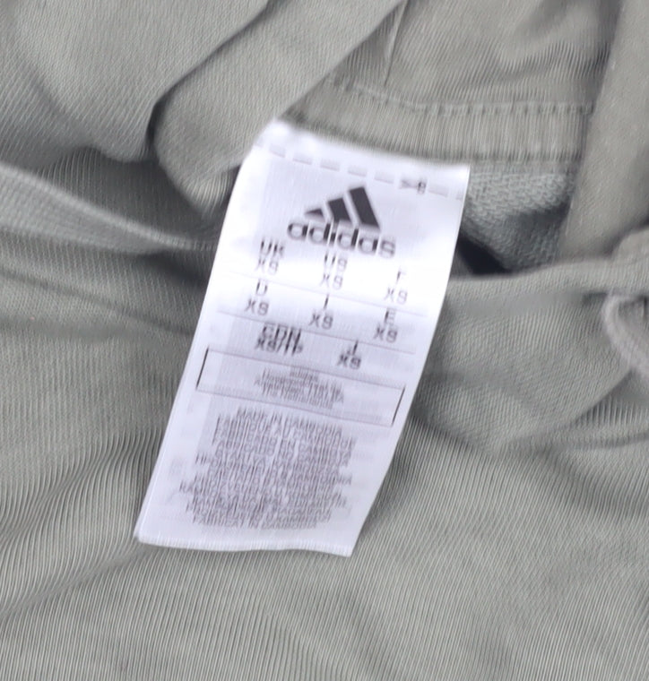 Adidas Men's Green Pullover Hoodie XS