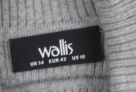Womens UK Size 14 Wallis Grey Pullover Jumper