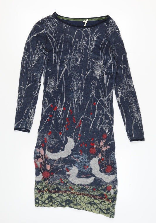 White Stuff Women Multicoloured Size 10 Bodycon Dress