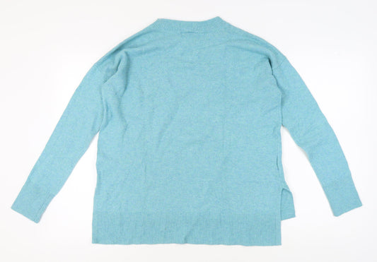 GAP Women's Blue Crew Neck Pullover Jumper L