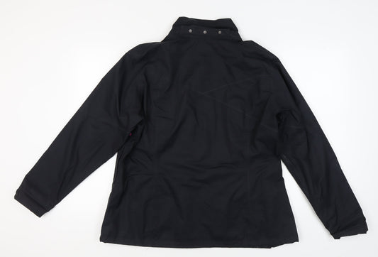 Womens UK Size 2XL DECATHLON Black Rain Coat