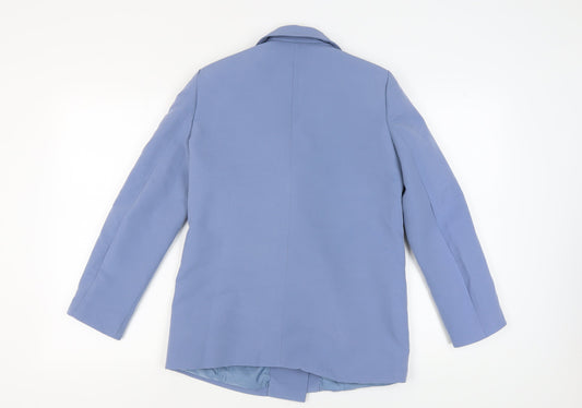 Missguided Women’s Blue Blazer UK 10 Regular Fit