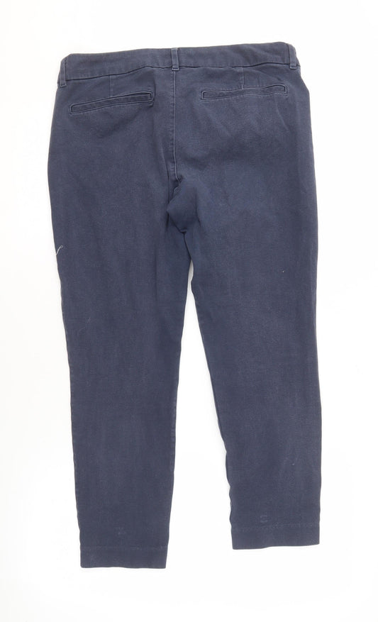 Old Navy Women's Blue Cropped Trousers Size 12