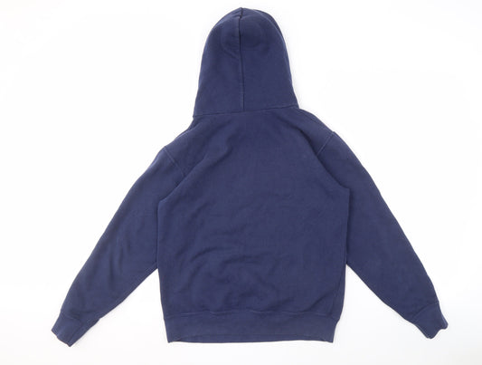 Mens UK Size M Marvel Blue Pullover Hoodie