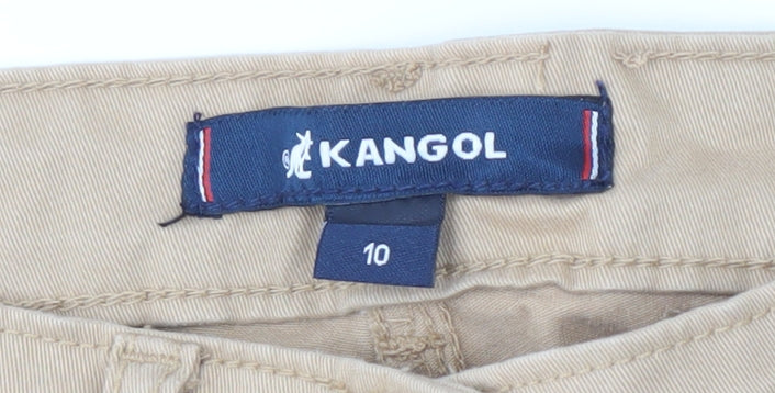 Mens UK Size 10 Kangol Regular Fit Chino Beige Trousers