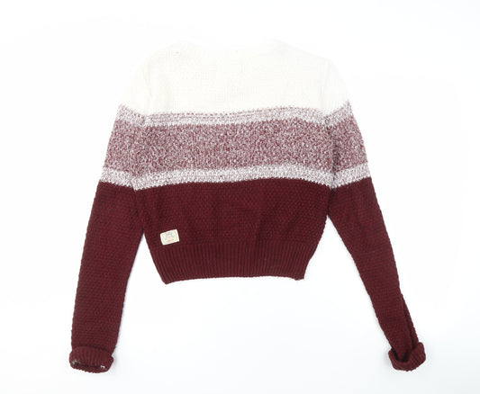 Womens UK Size 10 SoulCal & Co Multicoloured Pullover Jumper