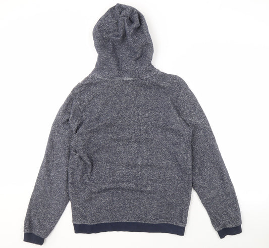 Mens UK Size S JACK & JONES Blue Pullover Hoodie