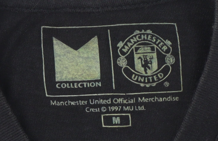 Manchester United Men's Black M Graphic T-Shirt