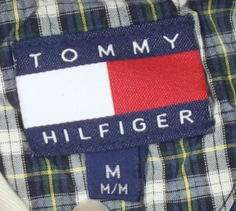 Tommy Hilfiger Men's Grey Striped Polo M