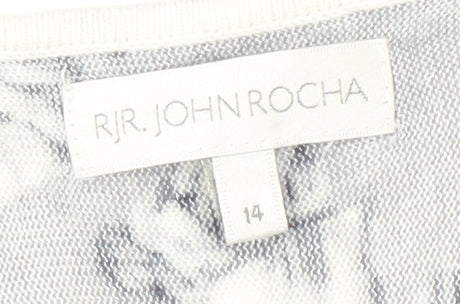 Womens UK Size 14 RJR John Rocha Grey Pullover Jumper
