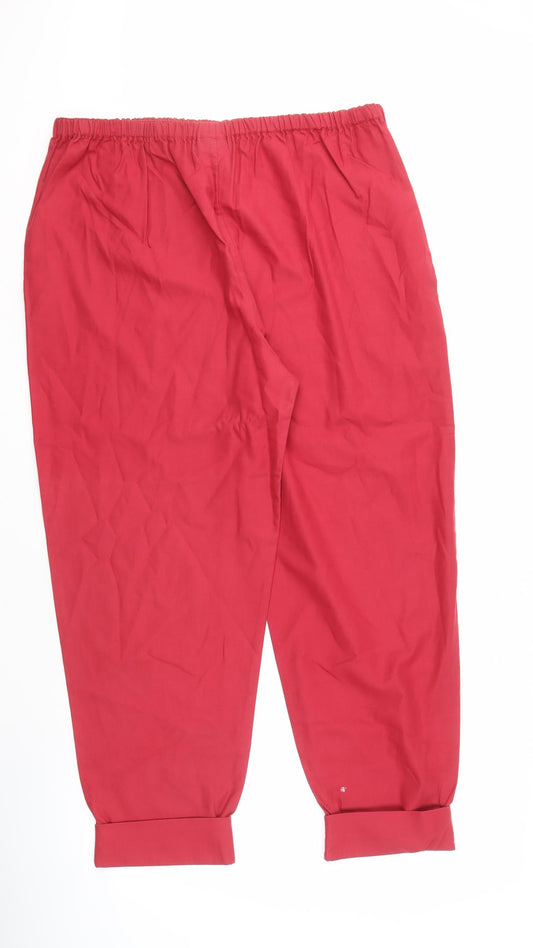 Laura Ashley Red Women's Sweatpants Size L