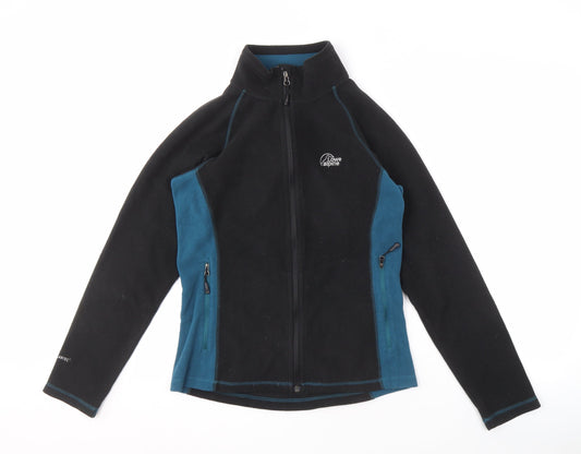 Additional front view of Lowe Alpine Women's Black Fleece Jacket, size 10