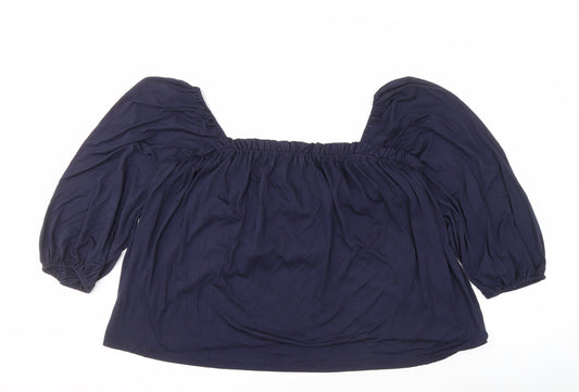 Womens UK Size 18 Boden Blue Tunic Blouse