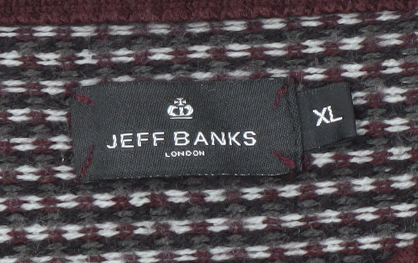 Jeff Banks Men's XL Multicoloured Pullover Jumper