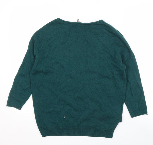 Womens UK Size 8 Laura Ashley Green Pullover Jumper