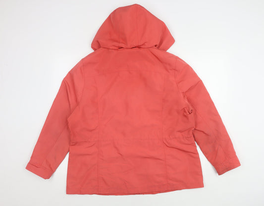Womens UK Size 18 Marks and Spencer Red Basic Jacket