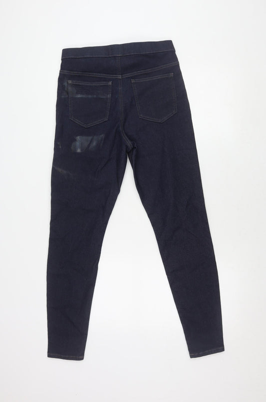 Womens UK Size 12 Marks and Spencer Regular Fit Skinny Blue Jeans