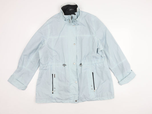 Womens UK Size 18 BM Blue Basic Jacket