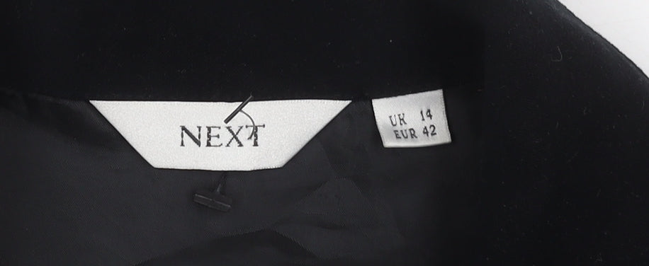 NEXT Women's Black Shirt Dress, Size 14, Classic Elegance