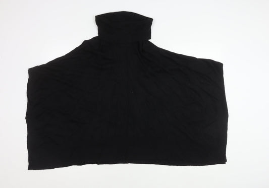 Womens UK Size S NEXT Black Cape Jumper