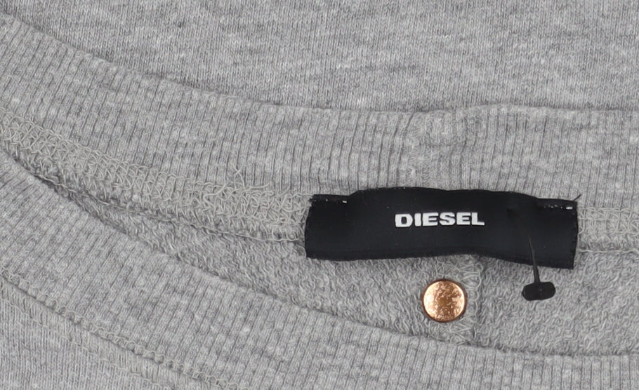 Diesel Women's Grey Pullover Jumper XS