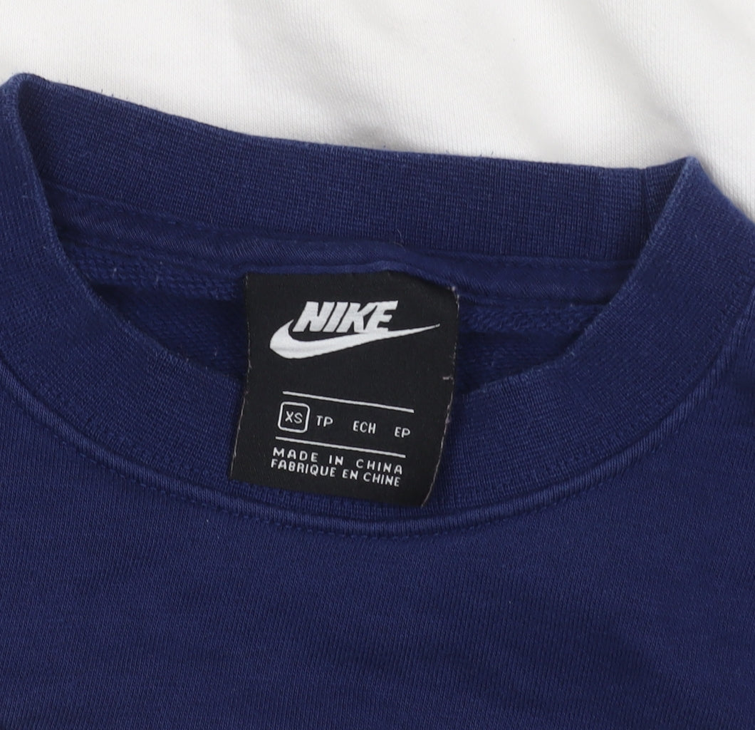 Nike Women's XS Colourblock Sweatshirt - Red, Blue, White